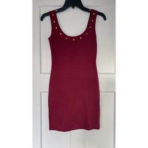 Forever 21 maroon mini dress